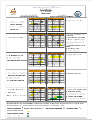 District Calendar
